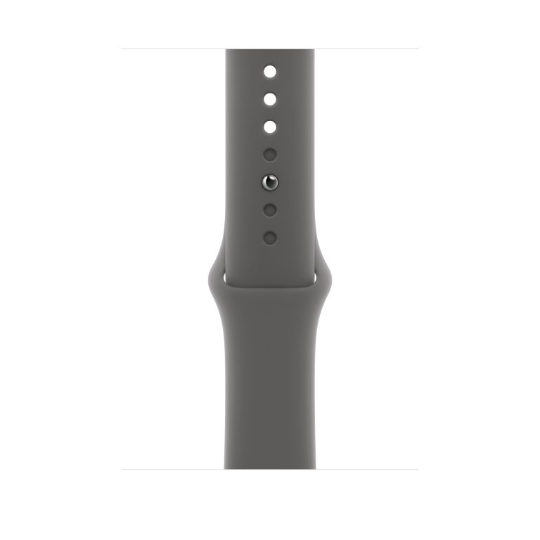 Apple Watch Series 10 (GPS+Cellular) 46mm Titanium Natural with Stone Gray Sport band, third product view
